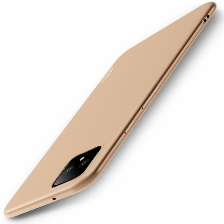 Силиконовый чехол X-LEVEL Matte для Google Pixel 4 XL - Gold: фото 1 из 7
