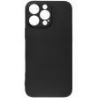 Силиконовый (TPU) чехол ArmorStandart Matte Slim Fit для Apple iPhone 16 Pro Max - Black (366399B)
