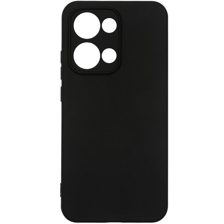 Силиконовый (TPU) чехол ArmorStandart Matte Slim Fit для OPPO Reno 13 - Black: фото 1 из 5