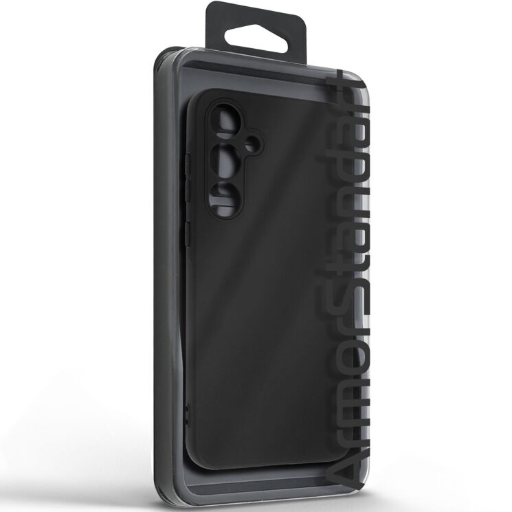 Силиконовый (TPU) чехол ArmorStandart Matte Slim Fit для Samsung Galaxy M35 (M356) - Black: фото 5 из 5