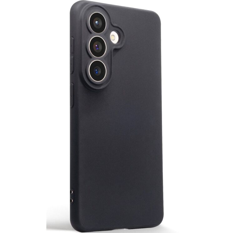 Силиконовый (TPU) чехол ArmorStandart Matte Slim Fit для Samsung Galaxy S26 (S942) - Black: фото 2 из 5