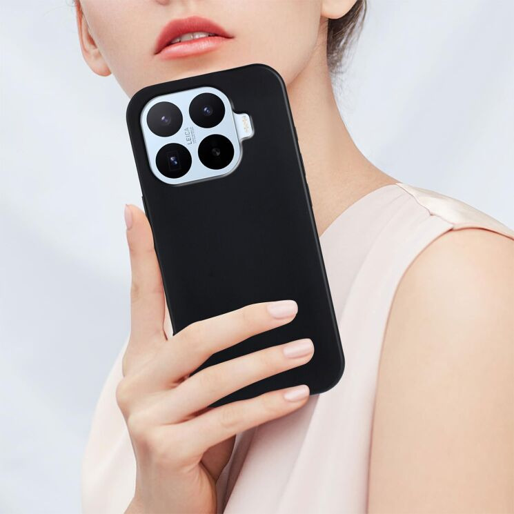 Силиконовый (TPU) чехол Deexe Matte Case для Xiaomi 17T - Black (408856B) Силиконовый (TPU) чехол Deexe Matte Case для Xiaomi 17T - Black: фото 7 из 7