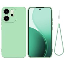 Силіконовий (TPU) чохол Deexe Silicone Case для OPPO Reno 15 Pro - Green: фото 1 з 9