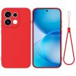 Силіконовий (TPU) чохол Deexe Silicone Case для OPPO Reno 16 F/FS - Red (413420R)