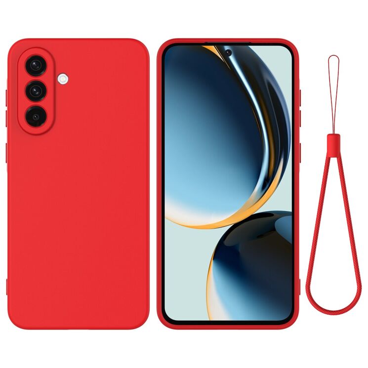 Силіконовий (TPU) чохол Deexe Silicone Case для Samsung Galaxy A57 (A576) - Red: фото 1 з 9
