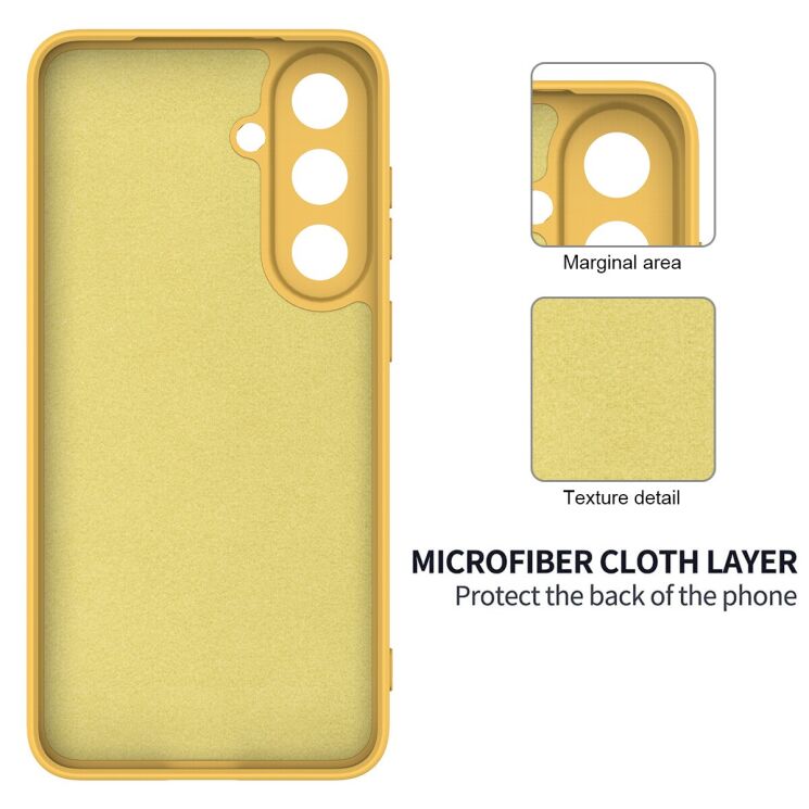 Силиконовый (TPU) чехол Deexe Silicone Case для Samsung Galaxy S26 FE - Green: фото 7 из 9