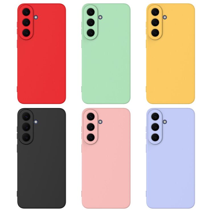 Силиконовый (TPU) чехол Deexe Silicone Case для Samsung Galaxy S26 FE - Green: фото 2 из 9