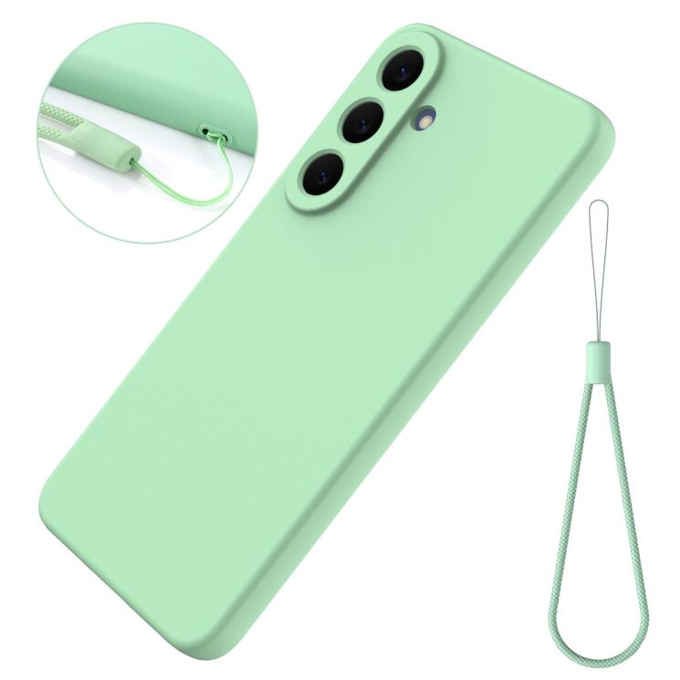 Силиконовый (TPU) чехол Deexe Silicone Case для Samsung Galaxy S26 FE - Green: фото 8 из 9