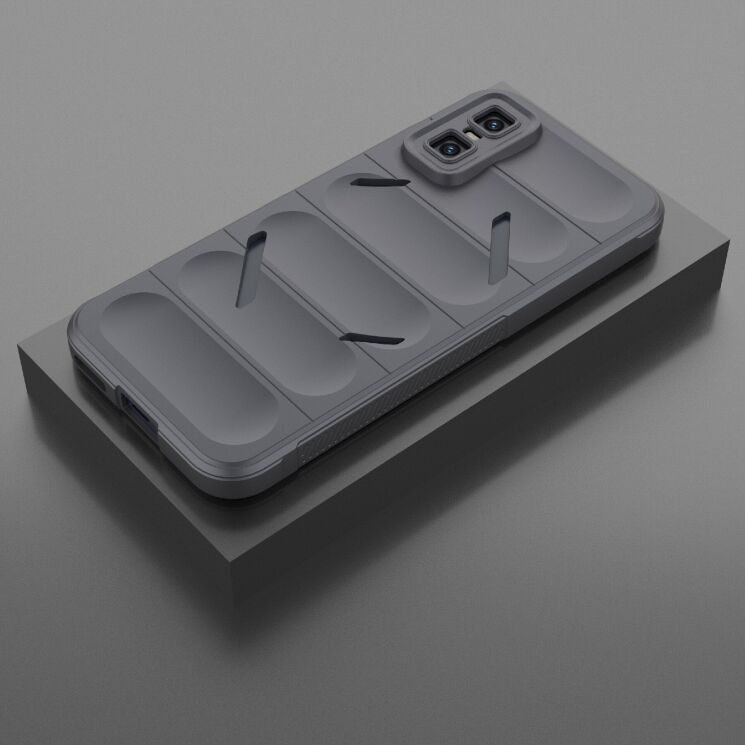 Силіконовий (TPU) чохол Deexe Terra Case для Infinix GT 30 Pro - Dark Grey: фото 2 з 5