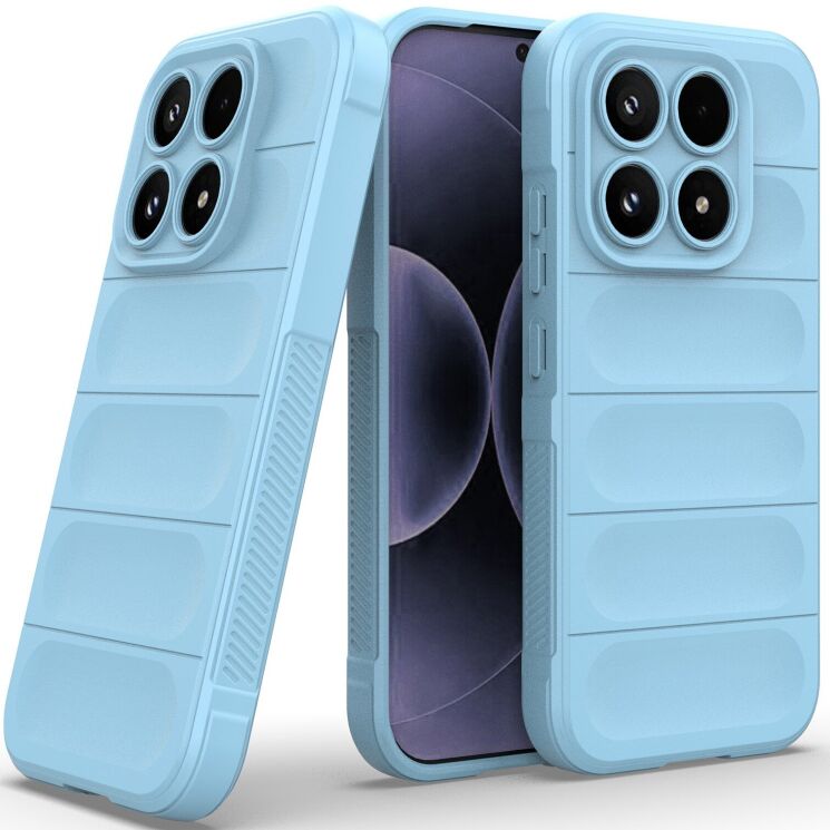 Силиконовый (TPU) чехол Deexe Terra Case для Xiaomi 17 - Baby Blue: фото 2 из 7