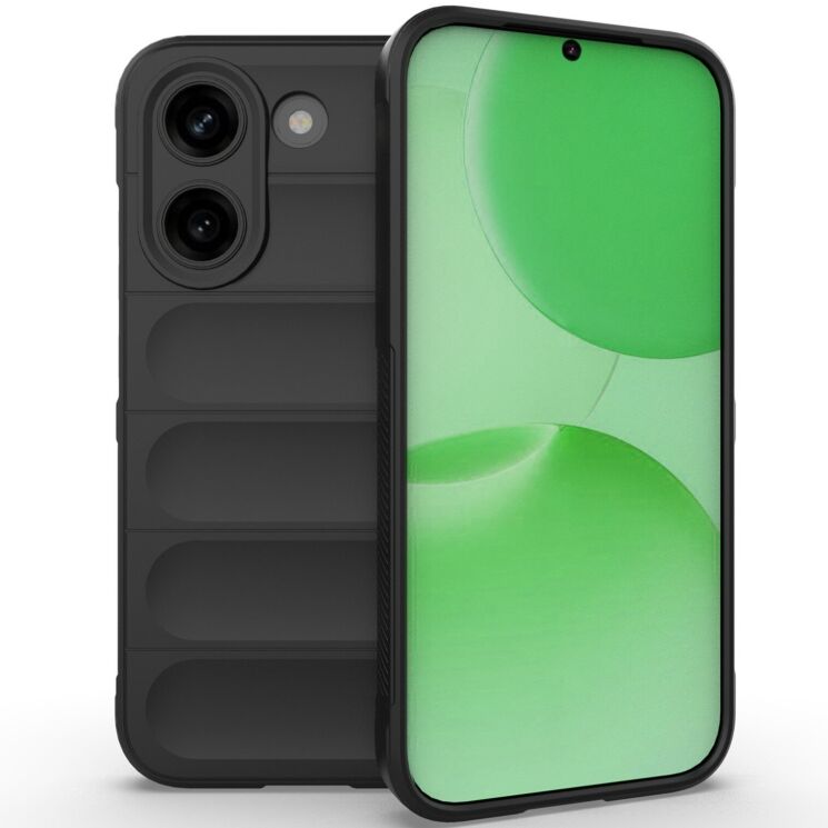 Силиконовый (TPU) чехол Deexe Terra Case для Xiaomi Poco X8 Pro - Black: фото 1 из 6