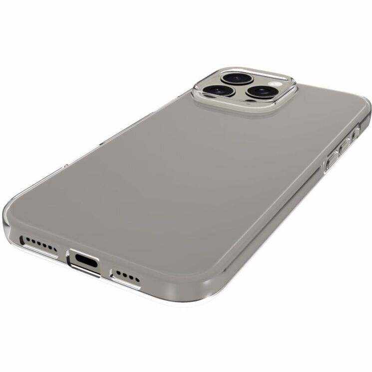 Силиконовый (TPU) чехол Deexe UltraThin для Apple iPhone 16 Pro Max - Transparent: фото 5 из 6