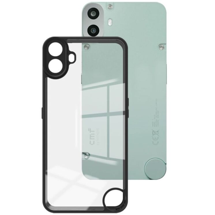 Силиконовый (TPU) чехол IMAK UX-9A Series для Nothing CMF Phone 1 - Black: фото 1 из 7
