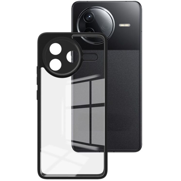 Силиконовый (TPU) чехол IMAK UX-9A Series для Xiaomi Poco F7 Pro - Black: фото 2 из 12