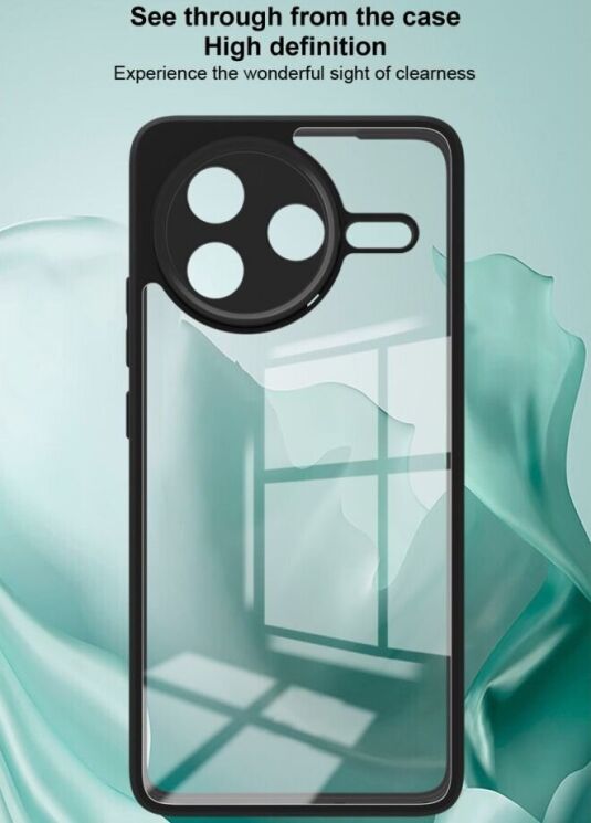 Силиконовый (TPU) чехол IMAK UX-9A Series для Xiaomi Poco F7 Pro - Black: фото 9 из 12