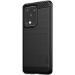 Силиконовый (TPU) чехол MOFI Carbon Fiber для Samsung Galaxy S20 Ultra (G988) - Black (315136B)