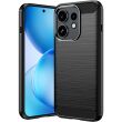 Силиконовый (TPU) чехол UniCase Carbon для OPPO Reno 16 / 16 Pro - Black (413209B)