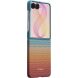 Ультратонкий чехол Pitaka Edge Case California Dream (FF) для Samsung Galaxy Flip 8 (FSFLIP8) - Cyan / Orange (423565CO). Фото 2 из 14