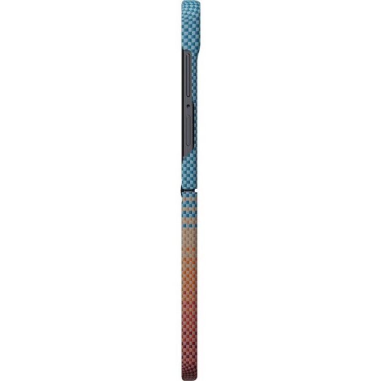 Ультратонкий чехол Pitaka Edge Case California Dream (FF) для Samsung Galaxy Flip 8 (FSFLIP8) - Cyan / Orange (423565CO) Ультратонкий чехол Pitaka Edge Case California Dream (FF) для Samsung Galaxy Flip 8 (FSFLIP8) - Cyan / Orange: фото 5 из 14