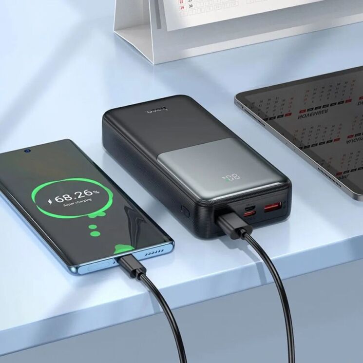 Внешний аккумулятор Hoco J136A Sirui 22.5W+PD20W (20000mAh) - Black: фото 6 из 7