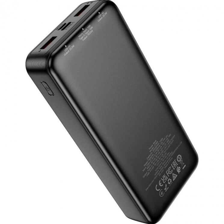 Внешний аккумулятор Hoco J136A Sirui 22.5W+PD20W (20000mAh) - Black: фото 3 из 7