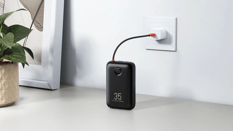 Зовнішній акумулятор VEGER K3 PD30W + QC3.0 (30000mAh) + кабель Type-C + Lightning - Black: фото 9 з 9