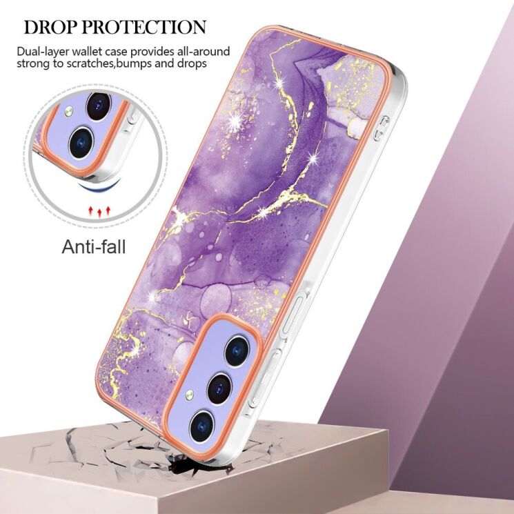 Захисний чохол Deexe Marble Case для Samsung Galaxy A16 (A165) - Light Green: фото 2 из 6