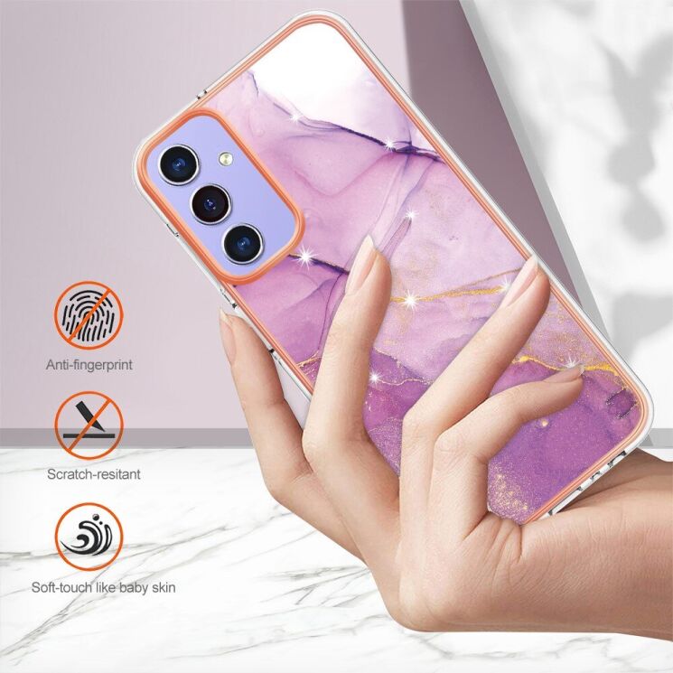 Захисний чохол Deexe Marble Case для Samsung Galaxy A16 (A165) - Light Green: фото 3 из 6