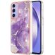 Захисний чохол Deexe Marble Case для Samsung Galaxy A16 (A165) - Purple (365271V). Фото 1 из 6