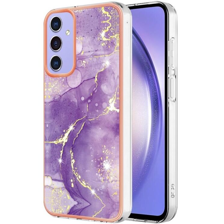 Захисний чохол Deexe Marble Case для Samsung Galaxy A16 (A165) - Purple: фото 1 из 6