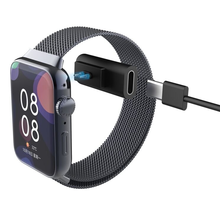 Зарядный адаптер Reframe Charging Adapter Type-C для Xiaomi Mi Smart Band 10 / 9 / 8 - Black: фото 3 из 4