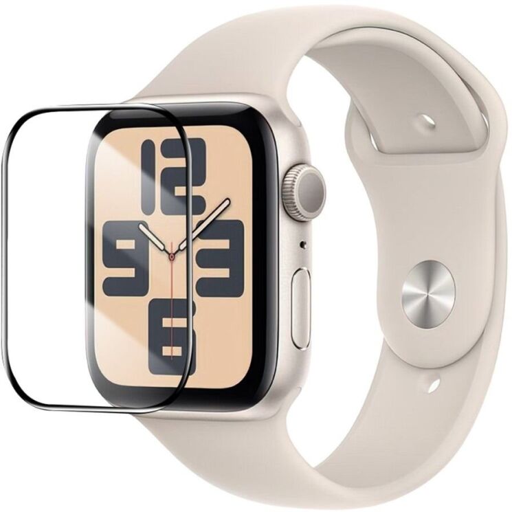 Защитная пленка BASEUS Seamless Fit для Apple Watch 41 mm (7 / 8 / 9 Series) - Black: фото 1 из 5