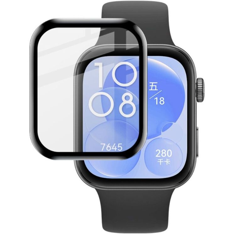 Захисна плівка IMAK Watch Film для Huawei Watch Fit 3 - Black: фото 1 з 8