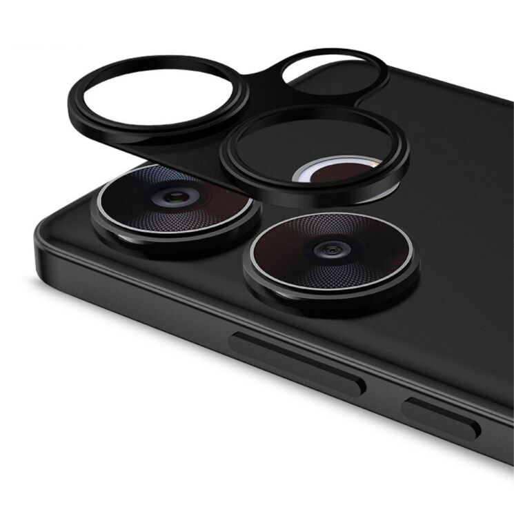 Защитная рамка IMAK Camera Styling для Xiaomi Poco F6 - Black: фото 2 из 12