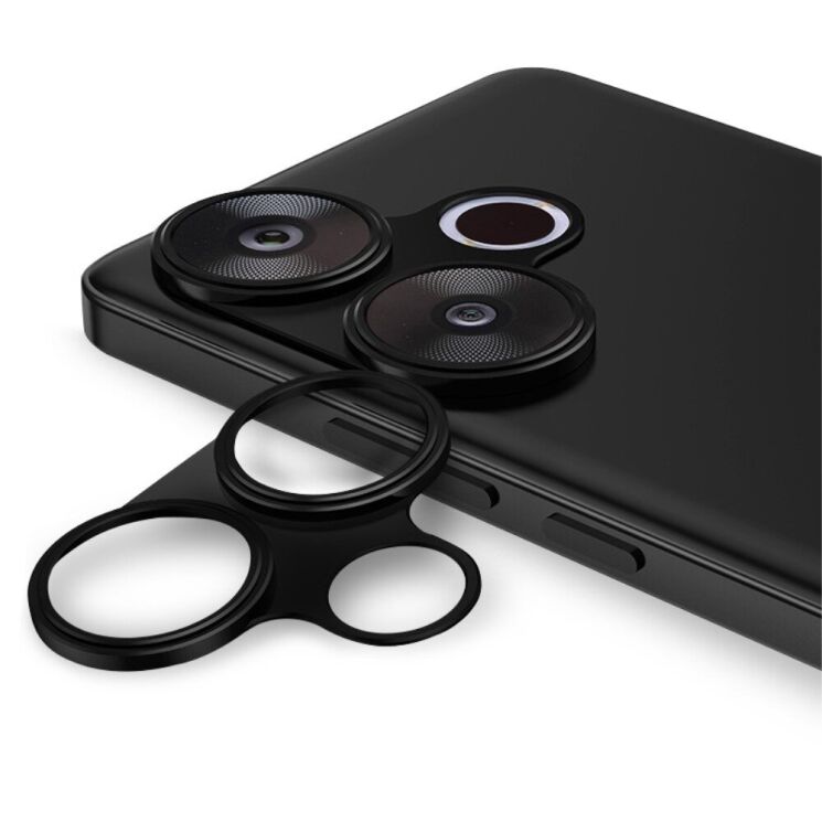 Защитная рамка IMAK Camera Styling для Xiaomi Poco F6 - Black: фото 6 из 12