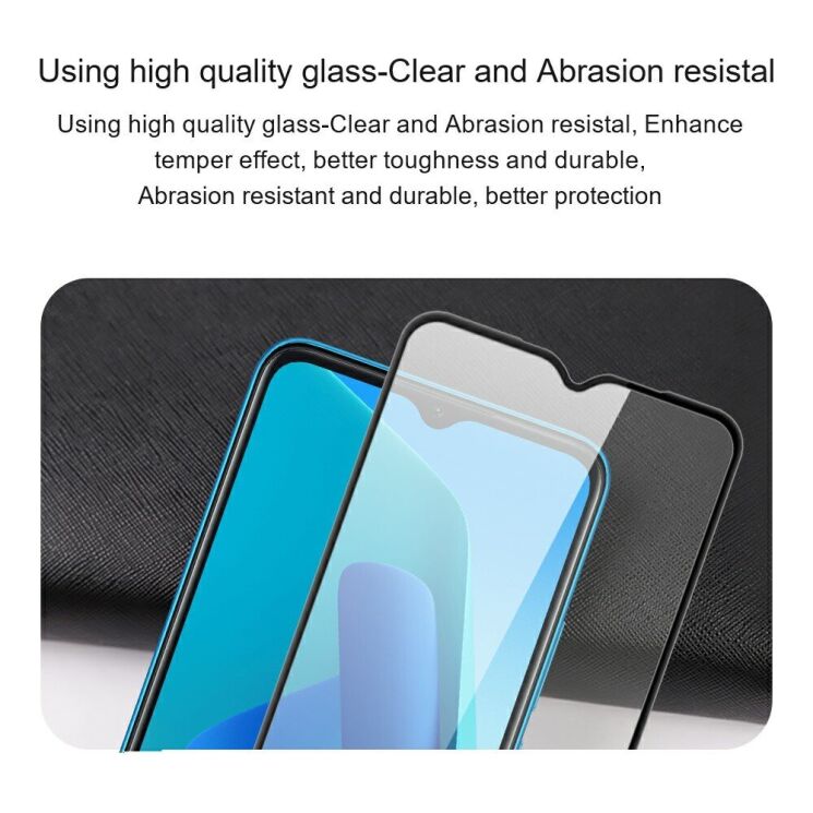 Защитное стекло AMORUS Full Glue Tempered Glass для OPPO A60 - Black: фото 7 из 9