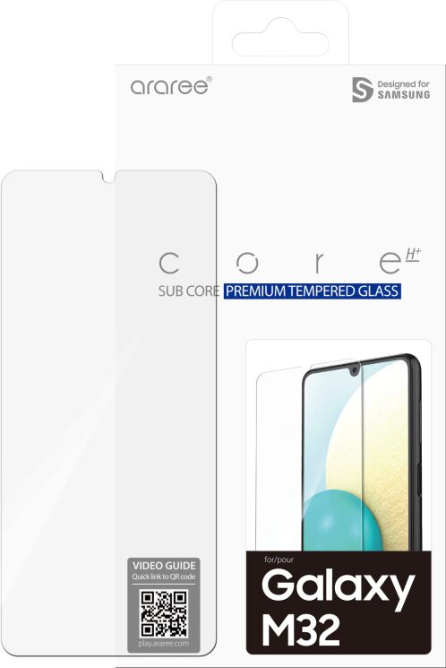 Захисне скло Araree Core H+ для Samsung Galaxy M32 (M325) GP-TTM325KDATW: фото 2 з 3