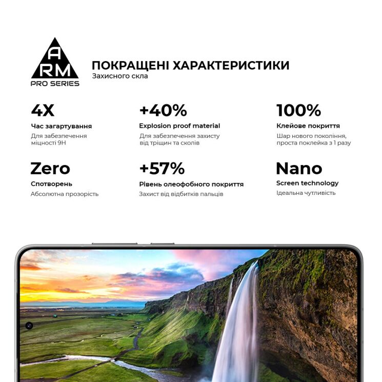 Захисне скло ArmorStandart Pro 5D для Xiaomi Poco F7 Pro - Black: фото 5 з 7