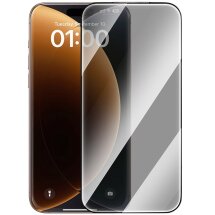 Захисне скло BASEUS Anti Spy для Apple iPhone 17 Pro - Black: фото 1 з 14