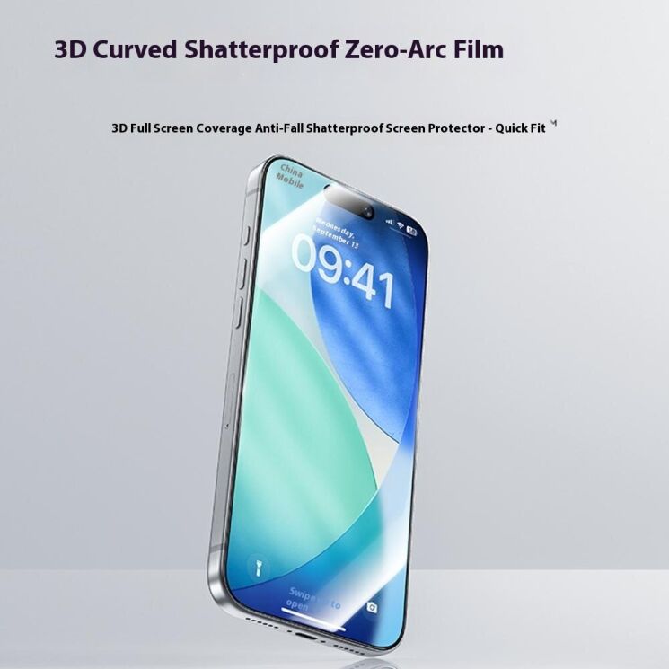 Захисне скло BENKS Zero Arc Series для iPhone 16 Pro / 17 / 17 Pro - Black (380044B) Захисне скло BENKS Zero Arc Series для iPhone 16 Pro / 17 / 17 Pro - Black: фото 9 з 14