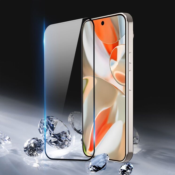 Защитное стекло DUX DUCIS Full Glue для Google Pixel 9 Pro XL - Black: фото 4 из 9