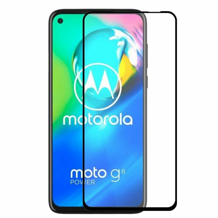 Защитное стекло ENKAY Full Glue для Motorola Moto G8 Power - Black: фото 1 из 9