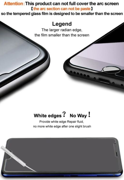 Захисне скло IMAK H Screen Guard для Apple iPhone 16e: фото 7 з 10