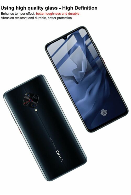 Защитное стекло IMAK Pro+ Full Coverage для VIVO V17 - Black: фото 11 из 14