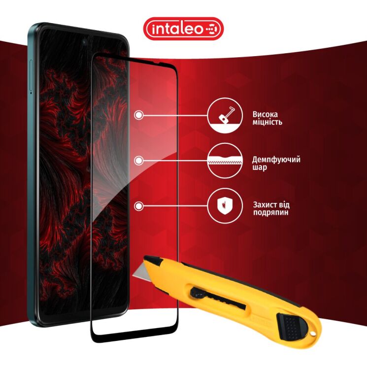 Защитное стекло Intaleo Full Glue для Motorola Moto G05 - Black: фото 5 из 8