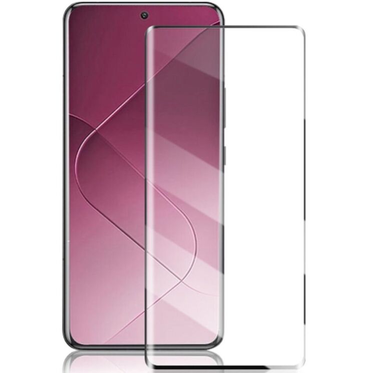 Защитное стекло MOCOLO 3D Curved Full Glue для Xiaomi 14 Ultra - Black: фото 1 из 6