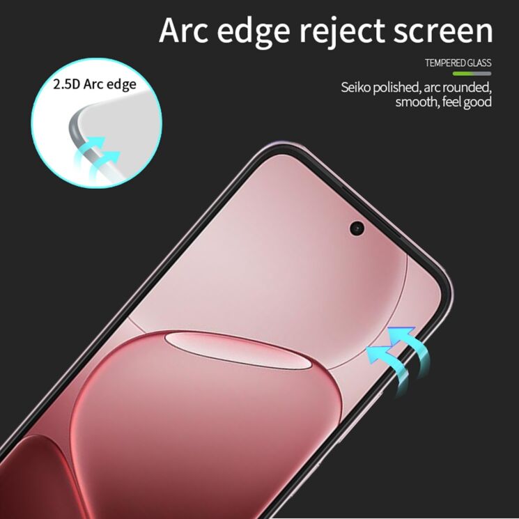 Защитное стекло MOFI Full Glue Protect для OPPO A6s / A6 - Black: фото 3 из 9