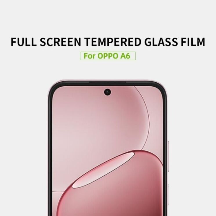 Защитное стекло MOFI Full Glue Protect для OPPO A6s / A6 - Black: фото 2 из 9