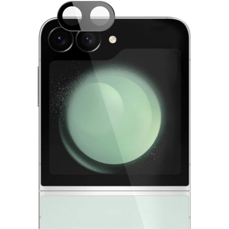 Захисне скло на камеру IMAK Black Glass Lens для Samsung Galaxy Flip 6 - Black: фото 3 з 10