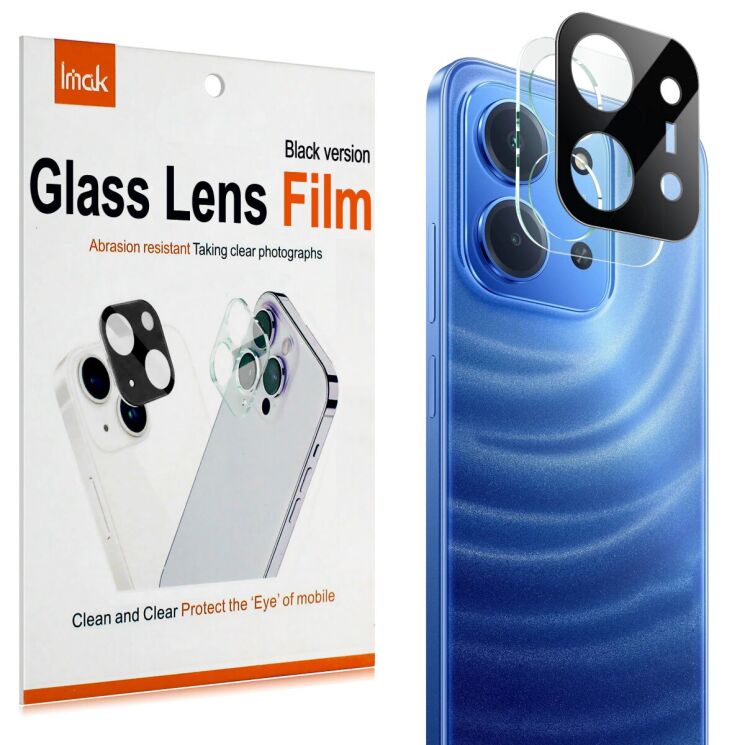 Захисне скло на камеру IMAK Black Glass Lens для Xiaomi Redmi 15C / Poco C85 - Black: фото 1 з 7